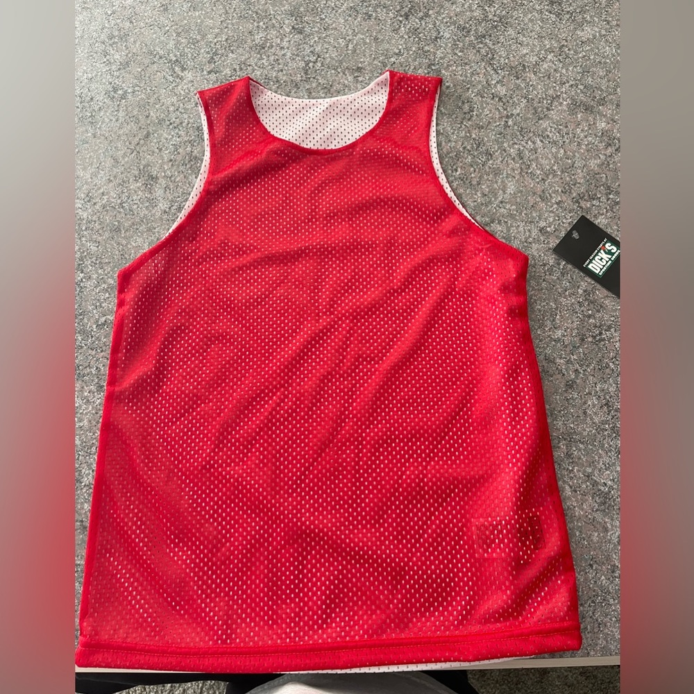 NWT youth medium mesh reversible basketball jersey